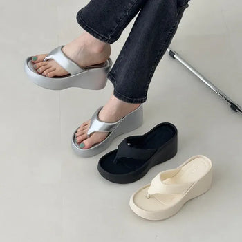 Wedge Platform Flip-flop Sandals/Slippers