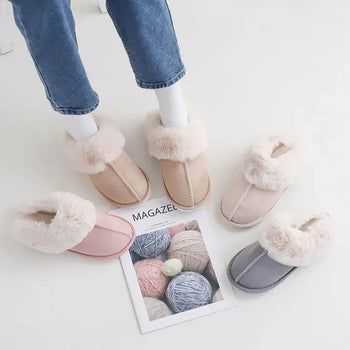 Flat UGG Fur Slippers