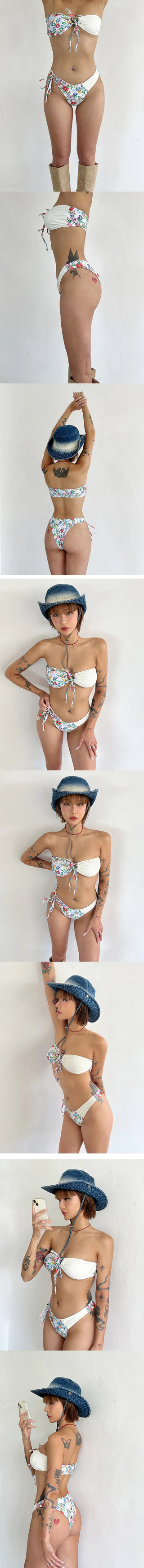 Half Flower Bikini