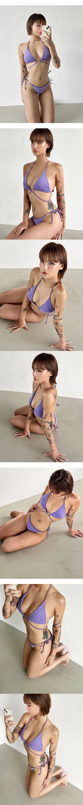 Terry Heart Bikini