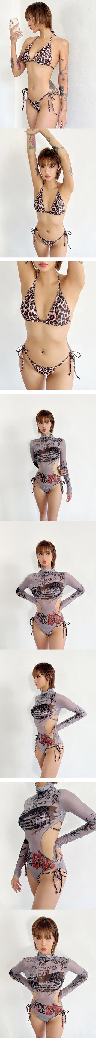 Bodysuit Leo Bikini Set