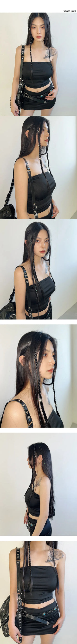 piece set of braided hairpieces