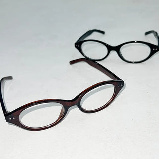 Basic Daily Horn-Rimmed Glasses Geek Chic Glasses