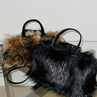 Ecofur cross tote bag