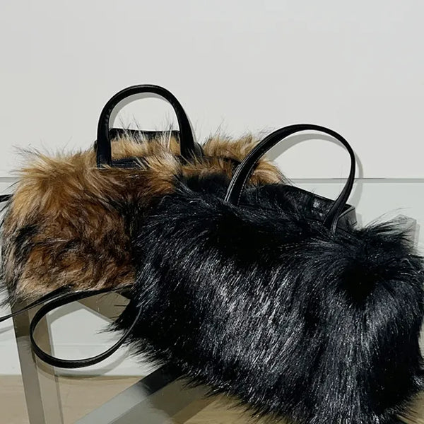 Ecofur cross tote bag