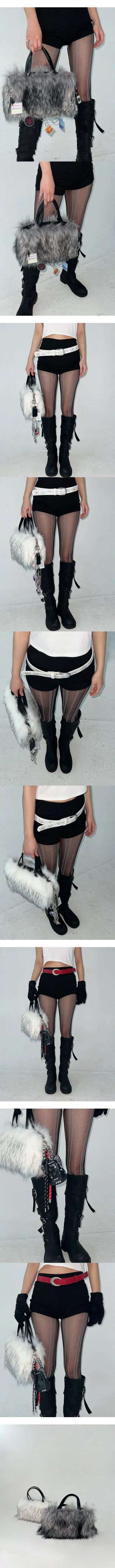 Ecofur cross tote bag