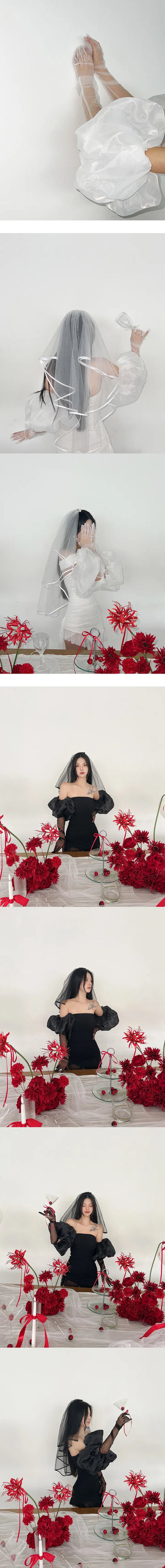 Volume long gloves, wedding gloves, wedding accessories,