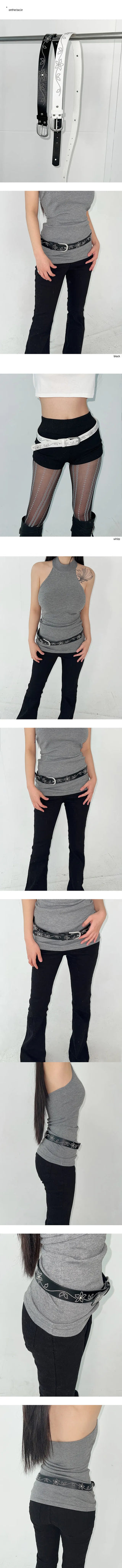 Flower Stud Belt