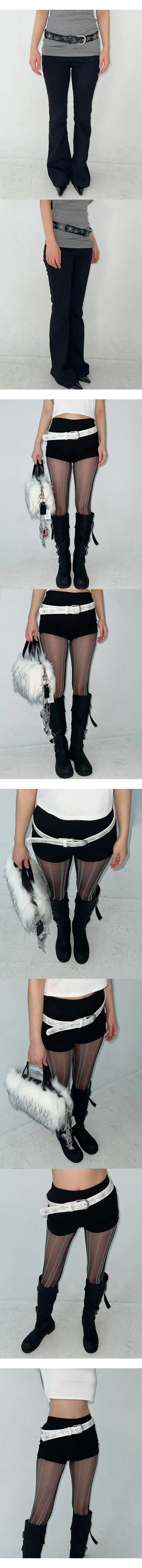Flower Stud Belt
