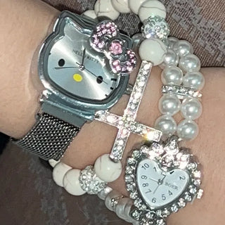 Boutique antique watch bracelet set of 2
