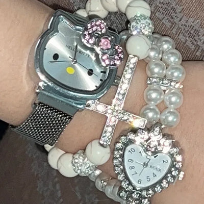 Boutique antique watch bracelet set of 2