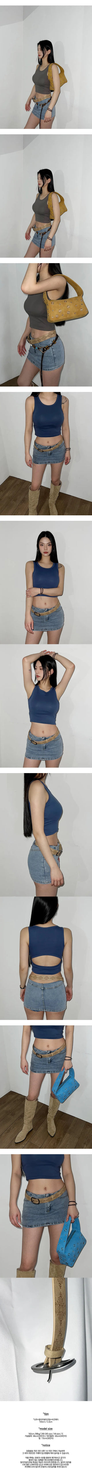 Natural Vegan Leather Belt