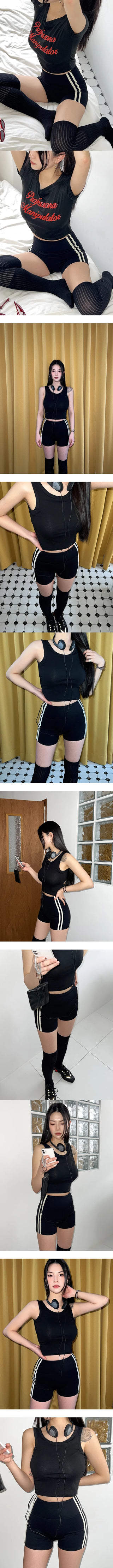 Line Sporty Shorts, Athletic Leggings, Short Leggings, Biker Pants, 2 sizes
