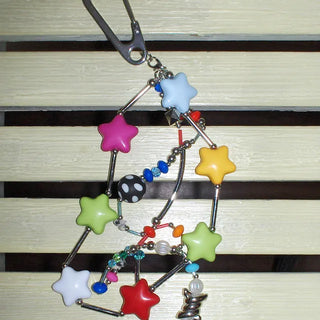 Star Candy Color Keychain Bag Decoration Bag
