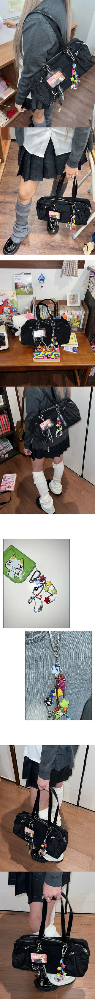 Star Candy Color Keychain Bag Decoration Bag