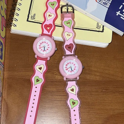 Heart Pink Toy Wristwatch