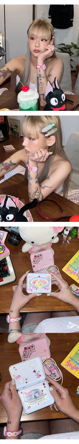 Heart Pink Toy Wristwatch