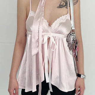 Pink slip sleeveless nasi