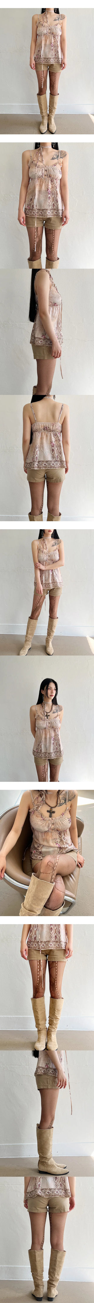 Royal Rose Fishnet Stockings