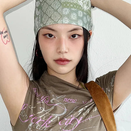 Paisley Lace Bandana Hair Bandana Bohemian Summer Festival Water Bomb