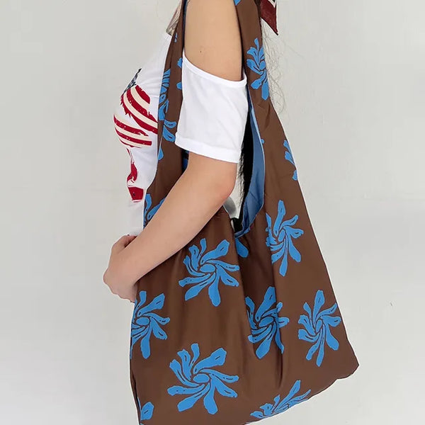 Blue Hawaii Big Shoulder Bag Shopper Bag Water Bomb