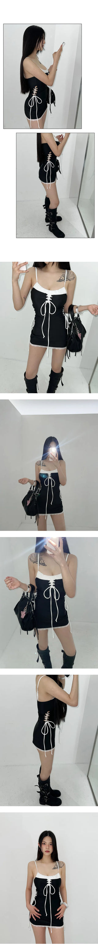 Corset one-piece swimsuit + swim pants set swimsuit set monokini