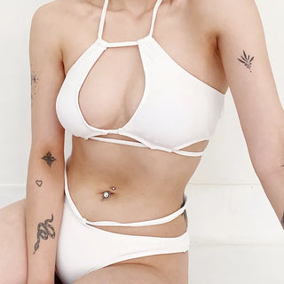 MZ halterneck bikini water bomb water park swimsuit