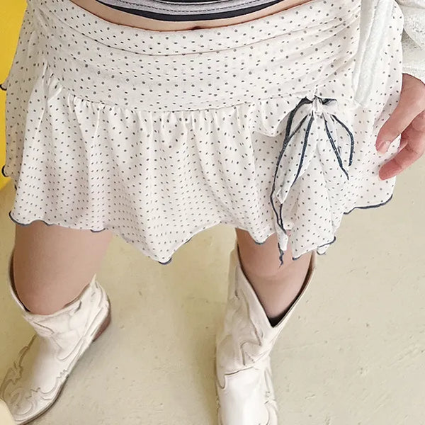 Margaret Dot Mini Skirt