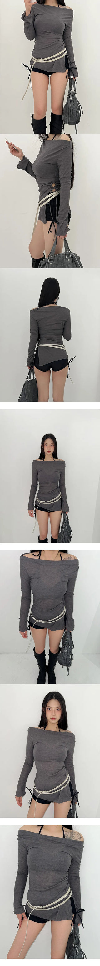 Hard double long belt,