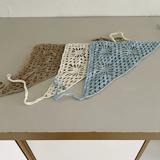 Crochet hair bandana