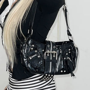 Biker belt bag shoulder bag