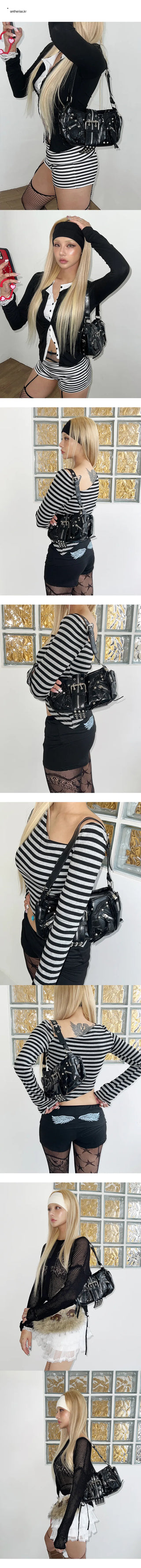 Biker belt bag shoulder bag