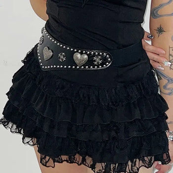 Black Heart Short Belt