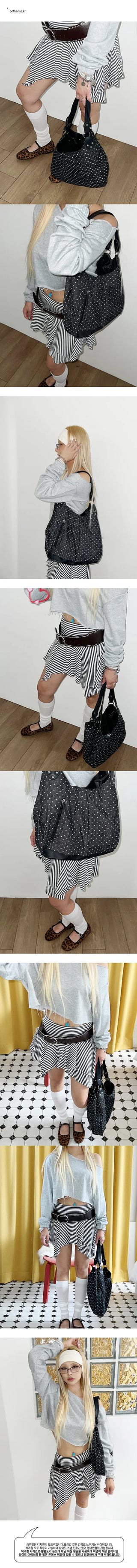 Dot Denim Bag Mori Girl Shoulder Bag
