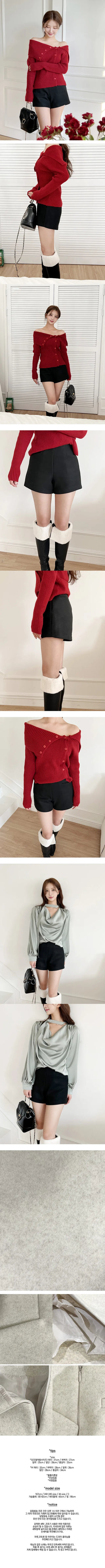 Winter wool pants in