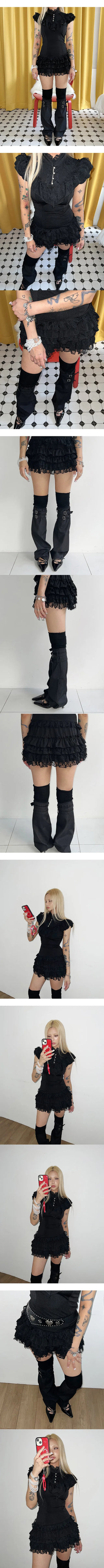 Black antique two-piece set