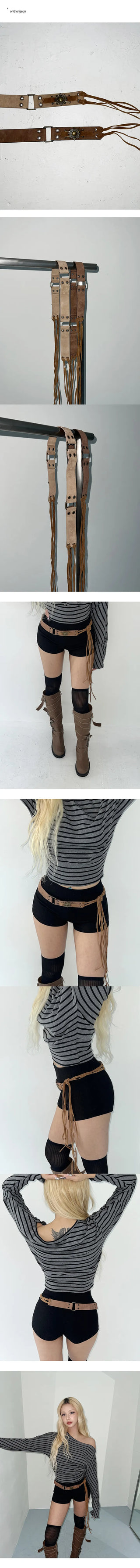 Prime Tie Suede Belt