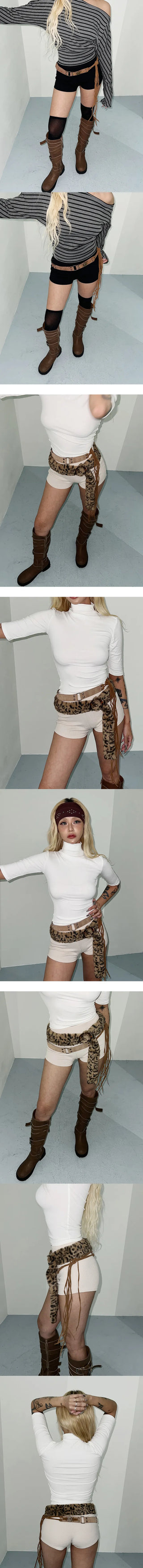 Prime Tie Suede Belt