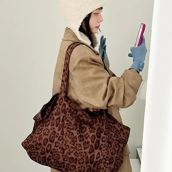 Softy Leopard Big Bag Bobusang Bag