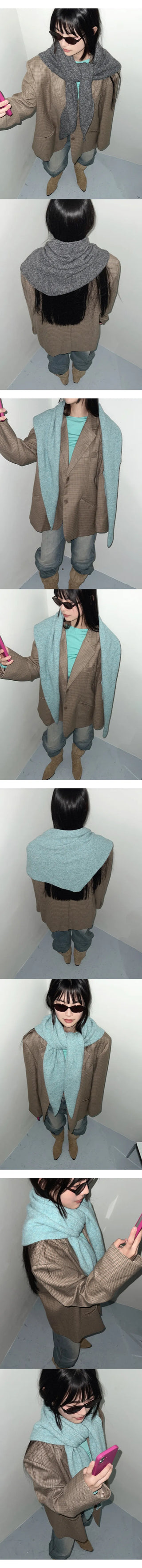 Shawl bonnet muffler scarf