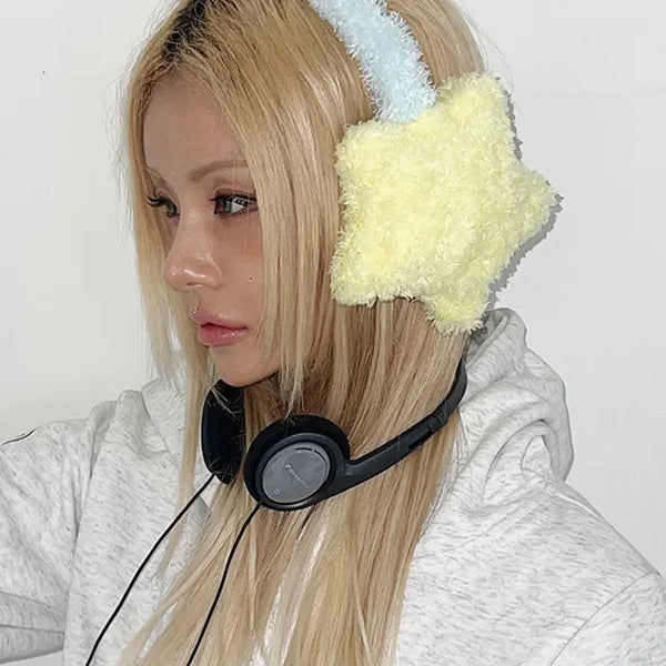 Candy Star Earmuffs Poggle Eco Fur