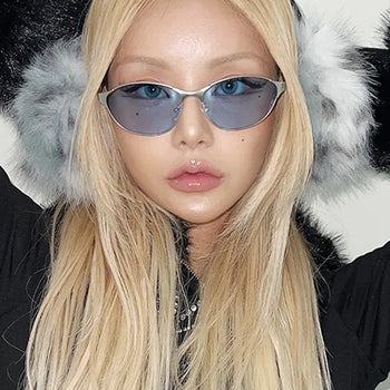 Silver Glowing Color Sunglasses Color Glasses Running