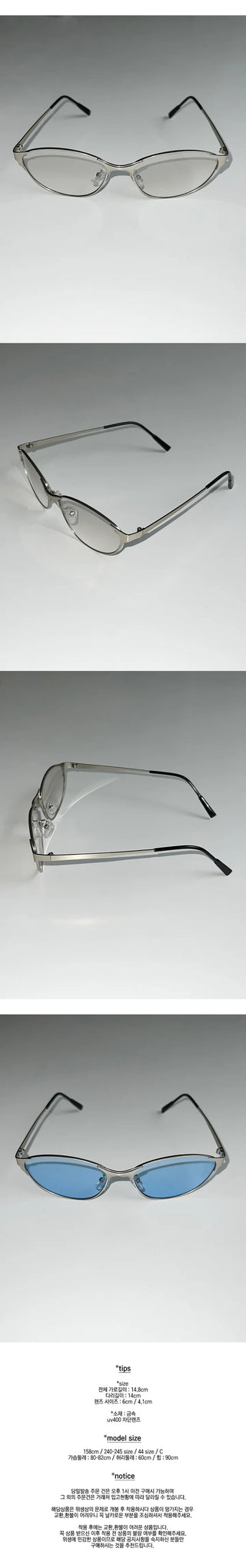 Silver Glowing Color Sunglasses Color Glasses Running