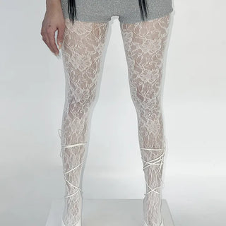 Dressy lace stockings