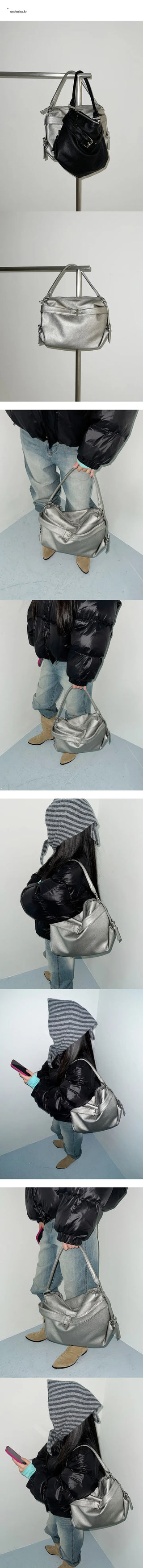 Wide belt bag color tote bag daily bag bag bobusang bag