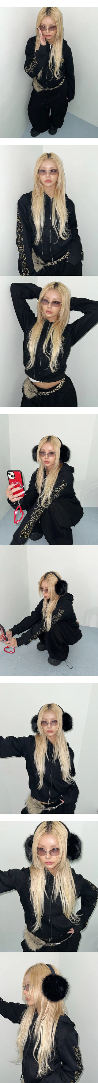 Shelter Gray Rimless Sunglasses