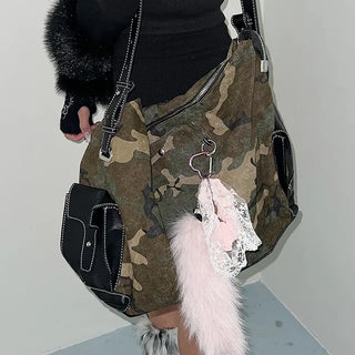 Camo Big Bag, Bobusang Bag, Crossbody Bag, Shoulder Bag