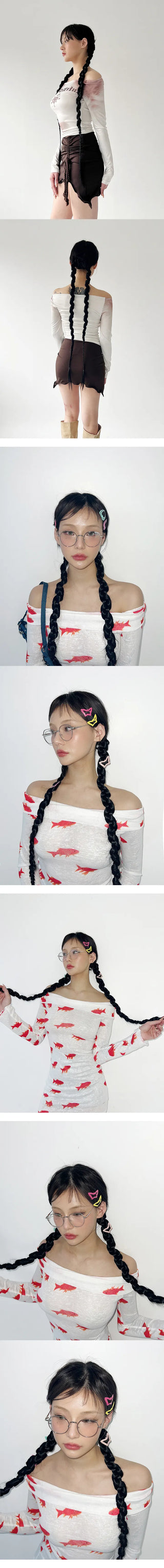Fontana double-braid wig set of 2
