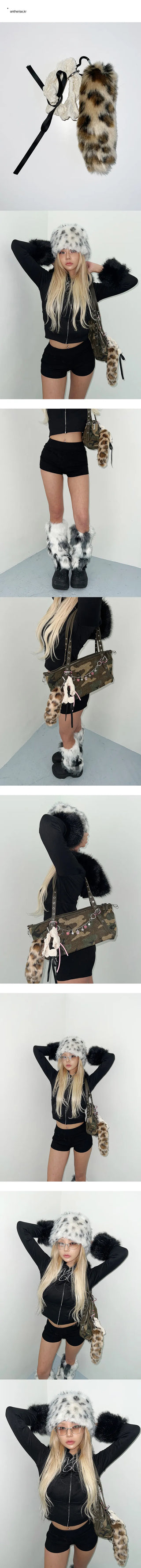 Leo Tail Gyaru Keyring Perky Ring