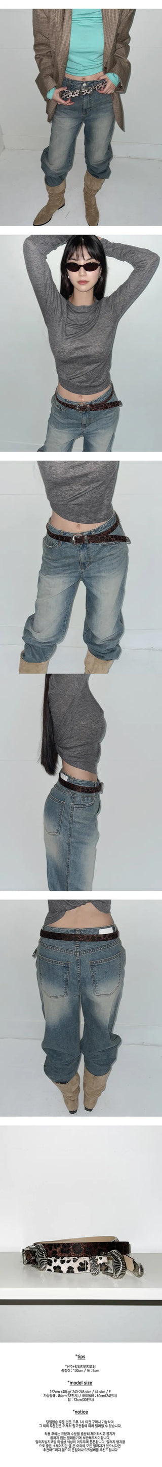 Antique leopard belt , Songchi Songchi style